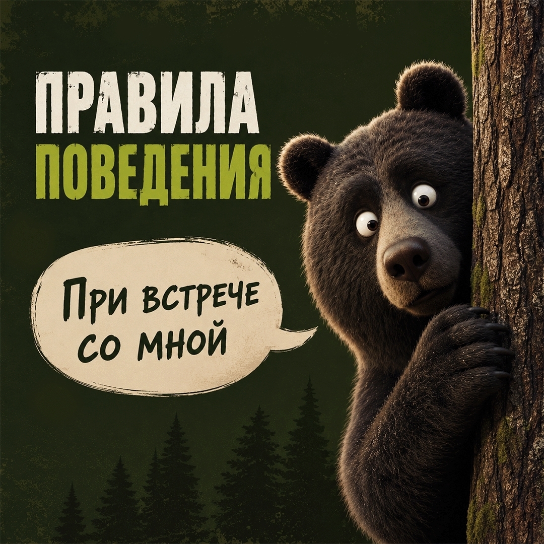 Настоящие мишки далеко не плюшевые Встреча с медведем может завершиться трагедией