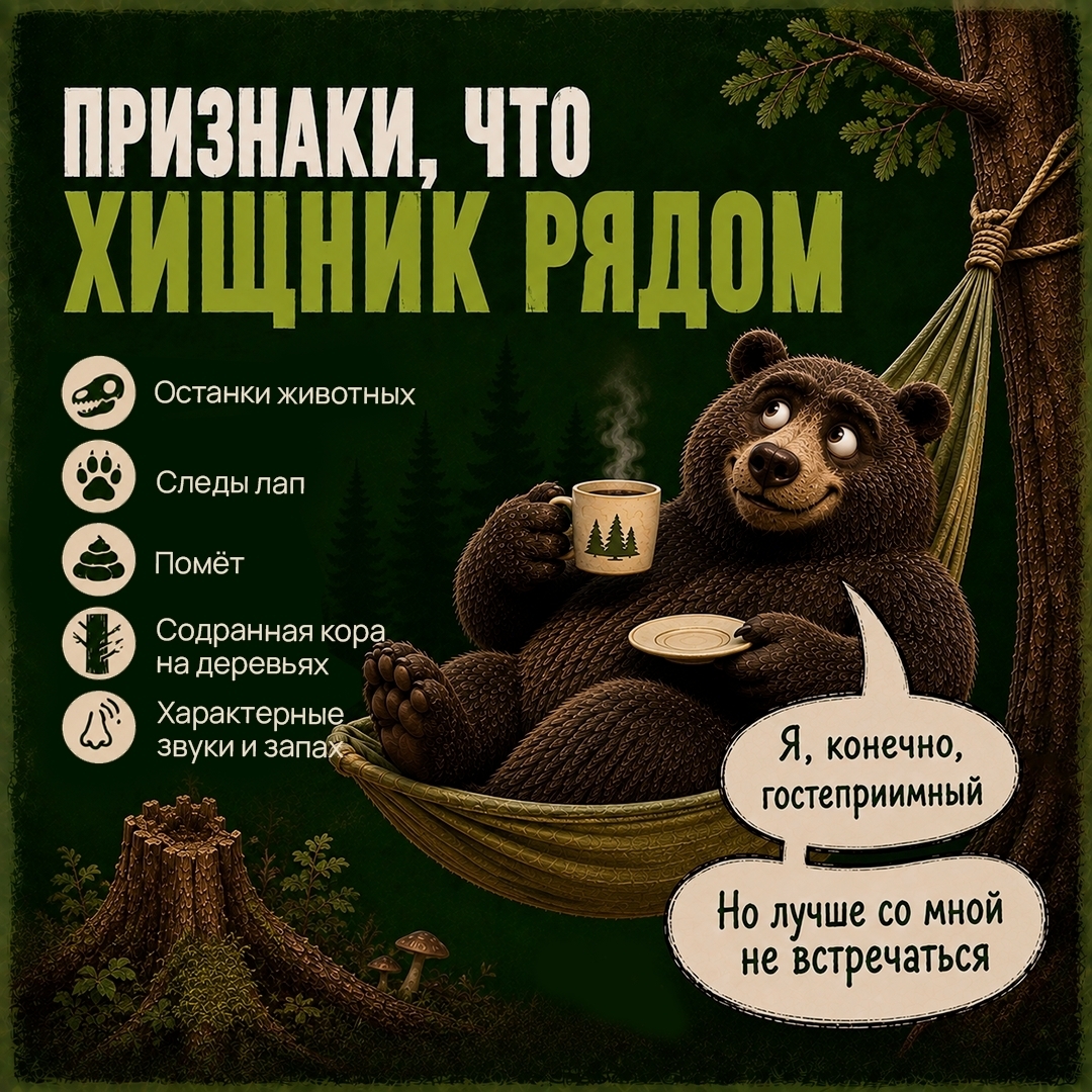 Фотография к материалу «Настоящие мишки далеко не плюшевые Встреча с медведем может завершиться трагедией»