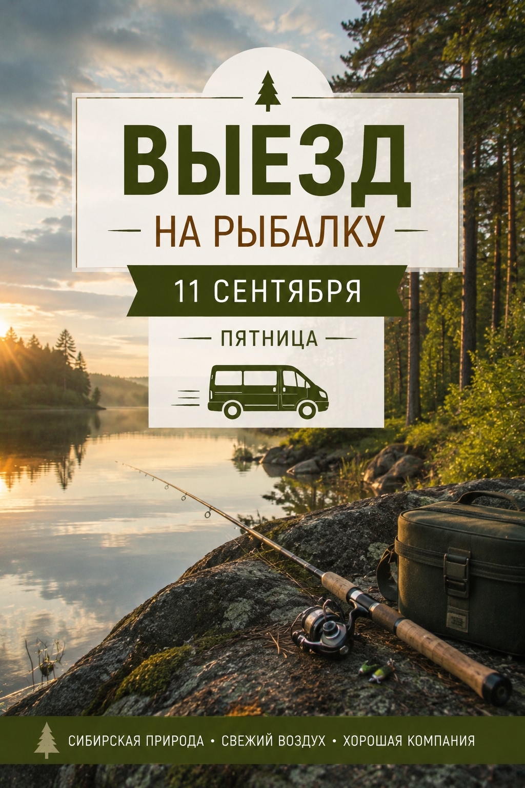 Выезжаем на рыбалку 11 сентября!