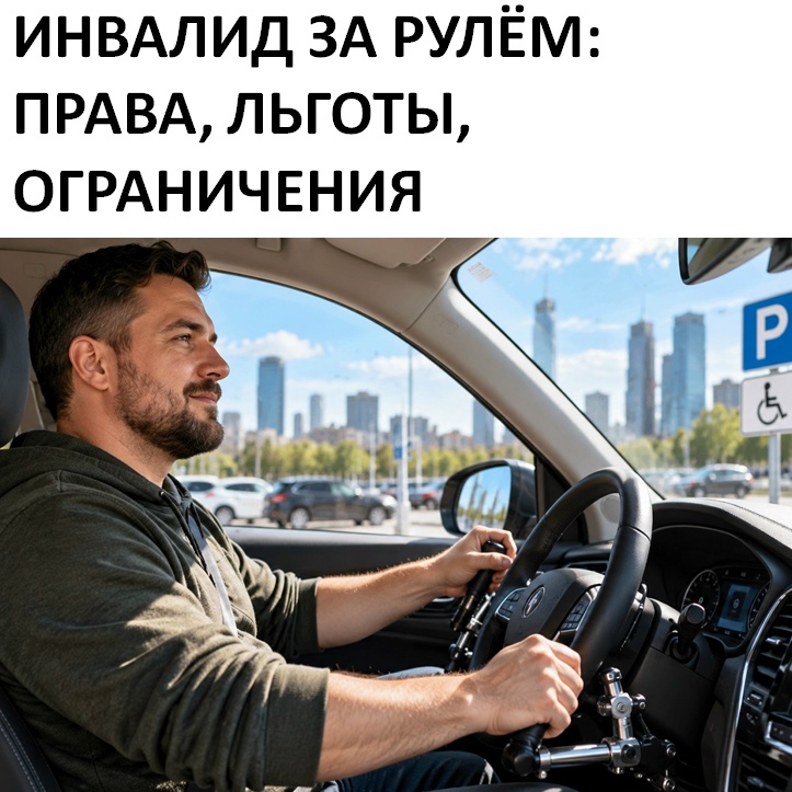 Инвалид за рулём: права, льготы, ограничения Инвалид за рулём в 2026 году: права, медицинские ограничения